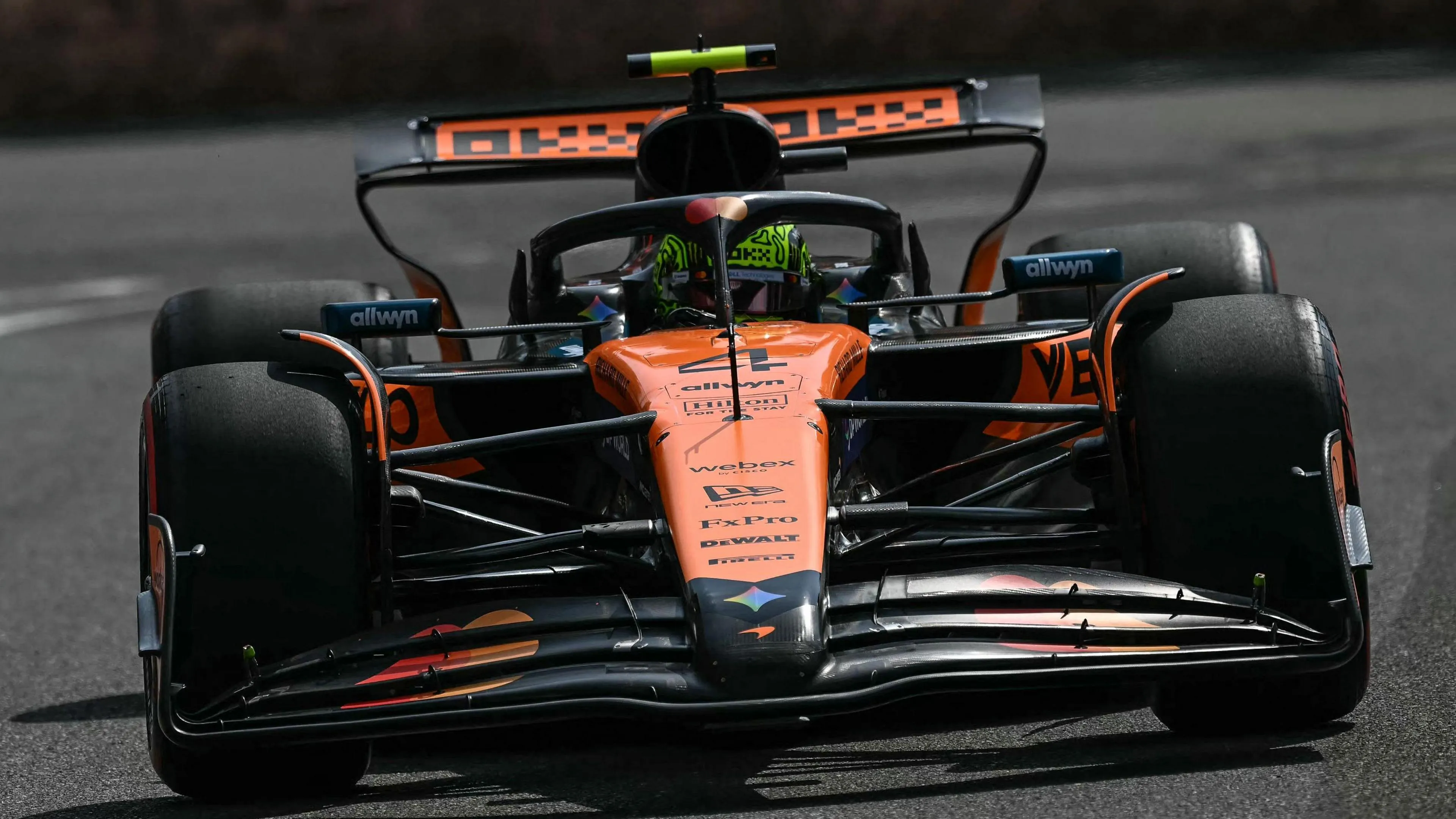 Lando Norris Tops Oscar Piastri in Baku Practice